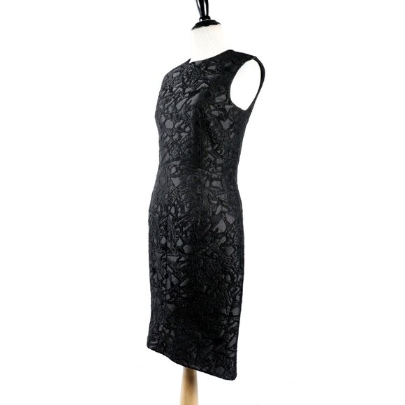BALENCIAGA MARBLE EMBROIDERED black silk dress ALEXANDER WANG -  BRAND NEW NWOT - Picture 1 of 6